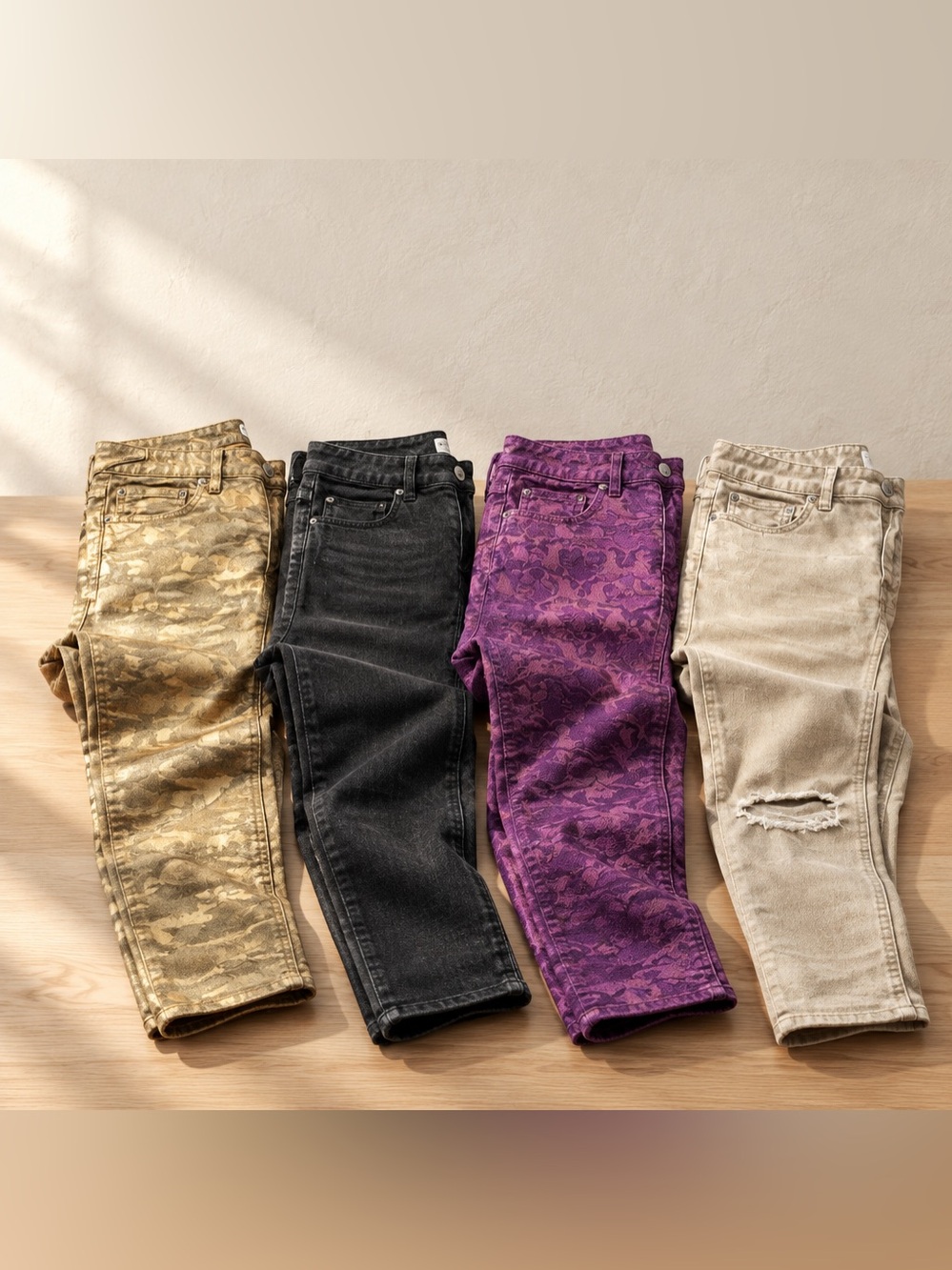 Lot of 4 Free People Jeans Womens Size 27 & 28 Really Nice Condition